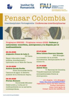 Zum Artikel "Pensar Colombia – Interdisziplinäre Vortragsreihe über Kolumbien"